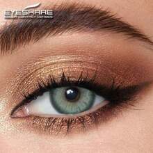 Eyeshare زوج واحد من عدسات لاصقة ملونة، مناسبة للمكياج، عدسات لاصقة خضراء، قابلة للتخلص السنوي - أخضر - مشاهدة 5