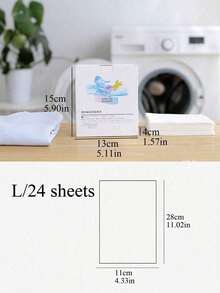 100pcs Color Absorbing Laundry Sheets, High-Efficiency Dye Capture Sheets For Washing Machine, Prevent Color Bleeding And Dye Transfer During Mixed Washing, Keep Clothes Bright And Fresh, Disposable Non-Woven Fabric Color Absorbing Sheets, Suitable For Daily Home Laundry - Multiple Styles - View 7