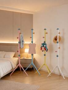Compact Freestanding Coat Rack, Cute Style 65 Inch (Height) Coat Rack - Mushroom Shaped Design, Eye-Catching Appearance, Strong Load-Bearing Capacity, Easy Installation, Suitable For Dorms And Various Other Scenarios - Multicolor - View 2
