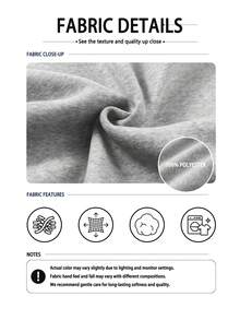1pc Teen Boys' Casual Solid Color Sporty Minimalist Fleece Sweatshirt Jacket, Autumn/Winter Children Clothing - Grey - View 9