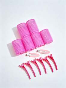 Set Rol Rambut Perekat Diri 36pcs, Termasuk 24 Rol Rambut dan 12 Jepit, Alat Pengeriting Rambut Kualitas Salon, Cocok untuk Penataan Rambut Sendiri, Pengeritingan Tanpa Panas - MultiWarna - View 15