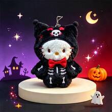 1 Buah Gantungan Kunci Liontin Halloween Sanrio Hello Kitt Hiasan Tas Kelelawar Figur Lucu Aksesori Kostum Dekorasi Pesta Kecil Hadiah Halloween - View 7