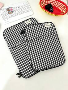 1pc Crossbody Laptop Bag, Suitable For 13-14 Inch Laptops, Compatible With 9.7-11 Inch Tablets, Pro/Air/Mini, Multi-Layer Shockproof Protective Case, Korean Style, Large Capacity Tablet Sleeve, Ideal For Office, School And Commuting Use, Protects Computer Safety, Thoughtful Gift For Friends - Multicolor - View 8