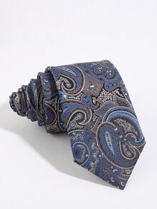 1PC Fashion Versatile Men's Exquisite Paisley Pattern Tie Suitable For Daily Wear, Shopping, Dating, Business, Banquet And Party - Multicolor - View 12
