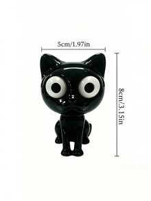 Black Cat Glasses Holder, Fashionable Glasses Display Stand, Desktop Storage Rack, Perfect Choice For Home Decor And Holiday Gifts, Suitable For Office, Bedroom And Living Room, Modern Fashion Accessory, Cat Themed Glasses Holder - Multicolor - View 7