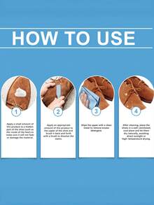 1pc Suede Cleaner, Suitable For Knit Boots, Leather, Canvas Shoe Upper Cleaning Kit (100ML + Brush + Towel) - A - View 6