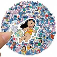 asmodee 100pcs Stitch Cartoon Character DIY Stickers For Luggage, Notebook, Phone Creative Stickers - Multi-color - View 8