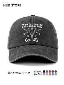 1pc Papua New Guinea Flag Commemorative Print Baseball Cap, Lightweight Comfortable Adjustable Sun Protection Multi-Functional Baseball Cap, Vintage Washed Cap, Unisex Baseball Cap, Suitable For Daily Wear, Commuting, Outdoor Activities And More - A - View 6