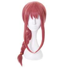 Dusty Rose Pink Long Straight Synthetic Costume Wig For Women, Pre Styled Side Braid With Full Straight Bangs, Sweet Anime Cosplay Wig, Great For Halloween, Convention, Themed Party, Photo Shooting Role Play Hair Accessory - Multicolor - View 11