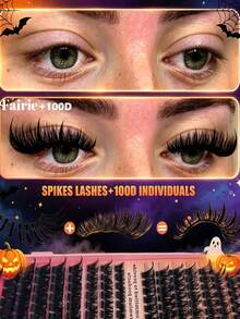 Thick, Soft, 544 Clusters Of Extra-Large Mixed-Size False Eyelashes, D-Curl, Thick, And Curled, Perfect For DIY Handmade Extensions, Everyday Makeup, And Comic Book Style. Multiple Styles Available. - D - View 6
