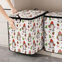 1pc Large Capacity Star-Shaped Lid Storage Box, Foldable Organizer Bin, Suitable For Blankets And Quilts, Equipped With Durable Zipper, Perfect Holiday Home Gift, Can Be Used For Under-Bed Storage. Organizer Box With Lid, Storage Box With Lid, Extra Large Quilt Organizer Bin, Storage Box With Lid, Storage Box, Storage Box With Lid, Storage Cabinet, Medicine Storage Box, Box-Style Storage, Storage Bin, Cabinet - Multicolor - View 7