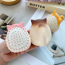 Cute Hair Brush Upgraded 3D Air Cushion Comb Soft Anti-Tangle Massage Brush Static Control Anti-Breakage Suitable For Thick Hair Perfect Gift And Bedroom Decor - Multicolor - View 2