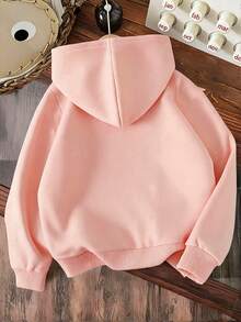 Young Girl Yoga, Gymnastics & Dance Print Sweatshirt, Autumn/Winter - Pink - View 2