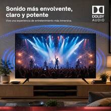 JVC Smart TV 75 pulgadas 4K UHD LED Frameless Dolby Audio WiFi  Modelo SI75URF - Tipo de Enchufe B USA (110-127V) - Ver 5