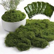 1/2/4/8pcs Artificial Moss Lawn, Faux Moss Micro Landscape Layout, Green Plant Lawn, Potted Plant Window Decoration Landscape Design - Multiple Styles - View 2
