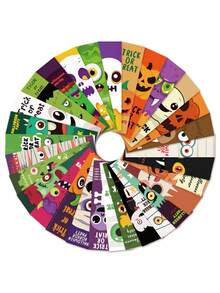 30pcs Cartoon Halloween Paper Bookmarks, Multi-Functional Reading Cards, Marker Cards, DIY Message Cards, Page Annotation Cards, Student Supplies, Suitable For Back To School Season, Birthday Gifts, Holiday Gifts - 30pcs - View 9