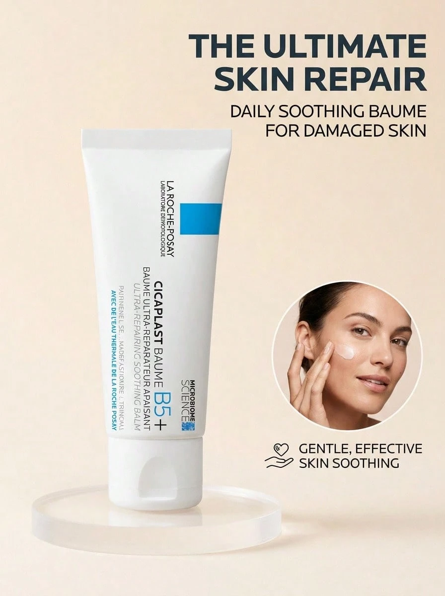La Roche-Posay بلسم إصلاحي سيكابلاست بوم B5+ 40 مل - واضح - مشاهدة 1