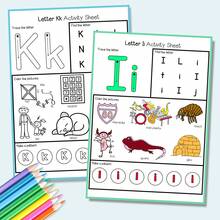 Alphabet Tracing & Handwriting Activity Notebooks, A-Z Uppercase & Lowercase Letter Practice, Find The Letter, Picture Coloring, Pattern Practice, Stroke Path, Connect The Dots, Letter Recognition, ABC Writing & Home Learning Activities - Alphabet Tracing & Activity Practice - View 3