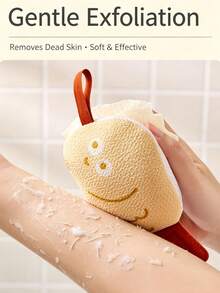 1PC/4PCSCute Cartoon Fish Bath Sponge, 2-In-1 Body Scrubber & Bath Loofah, Soft Foam Shower Sponge For Gentle Skin Cleansing, Hanging Design Bath Accessory, Fun Fish Shape Shower Exfoliating Bath Tool For Daily Shower Use - Multicolor - View 10