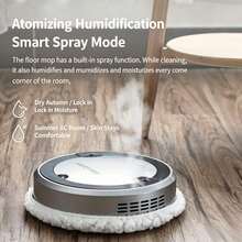 Automatic Mopping Robot, Wet & Dry Cleaning, Simulated Hand Rotating Mopping, Auto Path Cruise, Auto Escape, Low Noise, Ultra Low Power Consumption, Dust Adhesion No Dust Raising, Spray Humidification For Home Hardwood Tile Floor - Robot Vacuum Cleaner - View 7