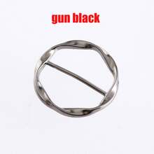 1/3/5pcs Multi Functional Alloy Buckle Set - Versatile, Matching, Can Shorten Length, Can Knot, Suitable For Scarves, Belts, Waistbands, And T-Shirts, Casual Style, Autumn Decoration - Multicolor - View 9