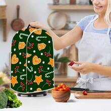 1pc Food Processor Juicer Dust Cover, Home Food Processor Dust Cover, Dust-Proof Anti-Fouling Washable, Beautiful And Dirt-Resistant - Multicolor - View 3