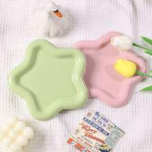 1pc/Star-Shaped/Minimalist Style/Light Luxury/Jewelry Tray/High-End Perfume Display/Entryway Key Storage/Decorative Ornament/High Aesthetic/PP Material/ - Multicolor - View 4