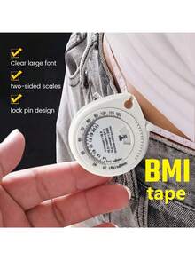 BMI Body Measurement Tape, Plastic Retractable Tape Measure, Metric Scale, Teardrop-Shaped Plastic Case, Suitable For Body Tailoring, Medical Measurement Tool - Multicolor - View 6