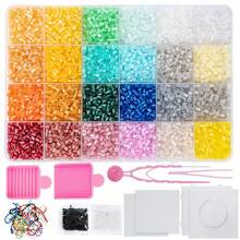 SMI Fine [Pearl Series] Adult Mini Fused Bead Art Kit, Includes Tools, Suitable For Making Jewelry, Pendants, And Iron-On Bead Art Projects - Multicolor - View 6