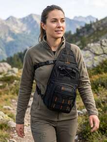 Outdoor Hiking Bag - Black - View 7