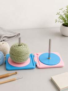 1pc Portable Foldable Yarn Spool, Macaron Style Yarn Ball Stabilizer, Home Knitting Tool, Stable And Non-Slip, Suitable For Knitting Enthusiasts And Crochet DIY Lovers, Compatible With Various Yarn Balls (A/B Style Randomly Shipped) - Yarn Spool - View 7