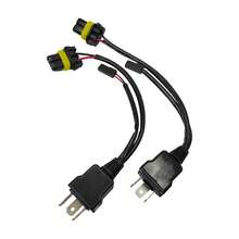H4 To H11 HID Dual Xenon Projector Light Conversion Harness Adapter, 9003 HB2 Headlight Ballast Plug Wire, 2pcs/Pack - H4 Unilateral Line - View 8