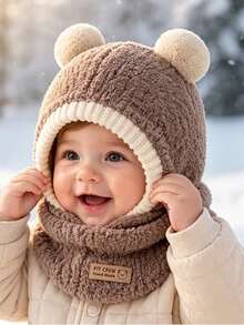 Balaclava, Suitable For Daily Casual Outing, Outdoor Wear, Perfect Gift For 6-24 Months Old Kids - Multicolor - View 5