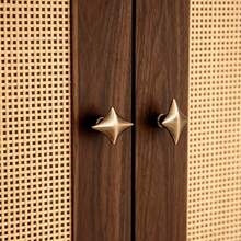2pcs Star-Shaped Drawer Handles, Children's Bedroom, Kitchen Cabinet, Vanity And Wardrobe Door Decorative Pulls - Multicolor - View 4