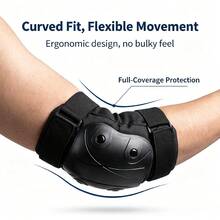 6-In-1 Skating Protective Gear Knee & Elbow Pads Wrist Guards For Roller Skating Skateboarding, Skate Knee Pads Adult & Youth - Multicolor - View 6