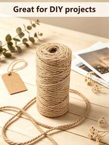 Handmade Gift Wrapping For Christmas, Birthdays, And Parties 20m/30m/40m 2mm Natural Jute Twine/Rope/String – Ideal For Home & Wedding Decor, Burlap Ribbon, And Bows - Multicolor - View 3