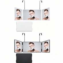 1pc 360 Degree 4-Sided Foldable Handheld Makeup Mirror, Suitable For Hairstyling, Travel And Multi-Purpose, Compact And Lightweight Design - Multicolor - View 15