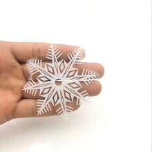 27pcs Snowflake Window Stickers, Including 4 Different Snowflake Patterns. These Removable Static Adhesion Stickers Are Ideal For New Year And Christmas Decorations, Perfectly Matching Windows Decorated With White Snowflake Patterns - Multicolor - View 3