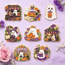 Funny Cute Halloween Ghost Enamel Pin,Fashion Metal Decorative Pins For Backpack Bag Jacket Clothing, Perfect Gift For Men Women Friends - Multicolor - View 8