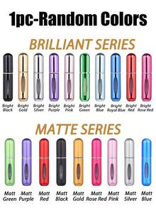1pc Reusable Mini Perfume Spray Refill Bottle, Empty Liquid Container, Travel Essential, Multiple Colors, Back To School - View 19