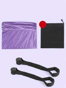 2pcs (Elastic Band + Storage Bag) Backbend Trainer Aerial Yoga Rope Split Hip Opener Elastic Stretching Band Backbend Women Door Hanging Inversion Rope - Multicolor - View 10