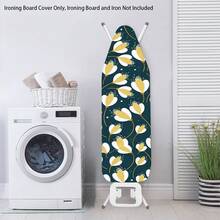 1pc Floral Ironing Board Cover, Home Ironing Board Heat-Resistant Cover, Heat-Resistant Ironing Board Protective Cover, Dust-Proof Cover - Full Coverage - View 8