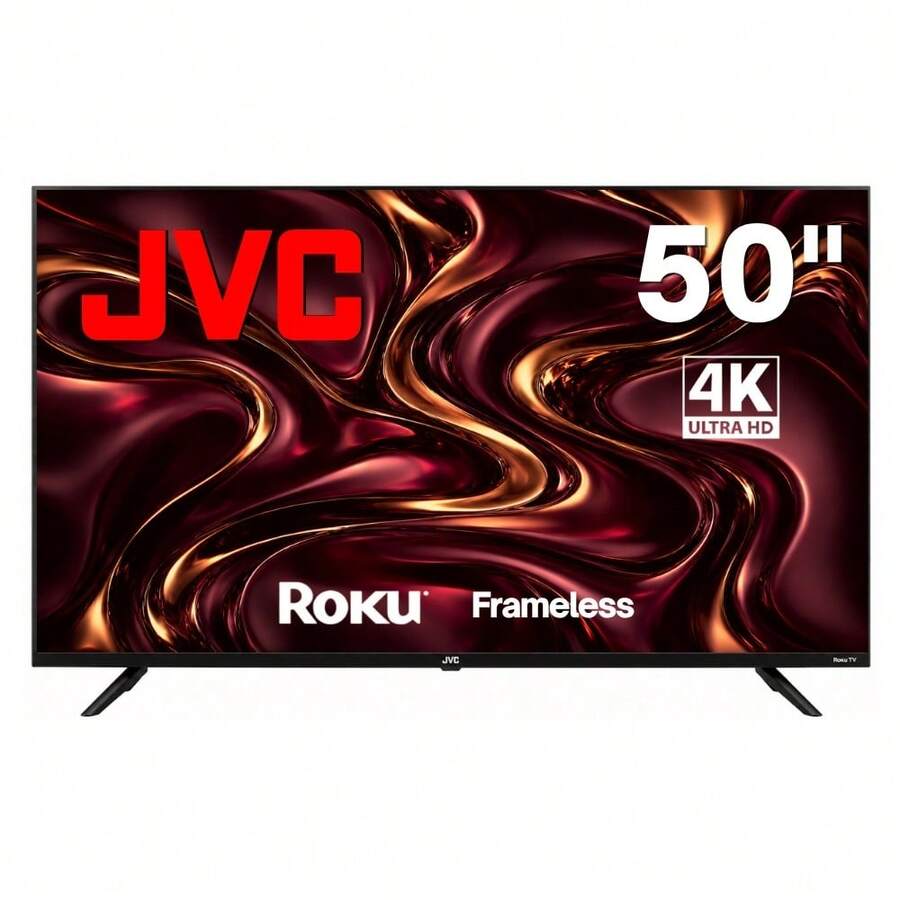 JVC Pantalla Smart TV 50 Pulgadas 4K UHD LED Frameless Modelo SI50URF - Tipo de Enchufe B USA (110-127V) - Ver 1