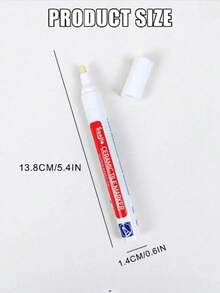 2pcs/Waterproof Ceramic Tile Joint Pen, White Tile Repair Pen With Anti Mold Filling, Easy-To-Use Gelatin Grout, Suitable For Bathroom And Kitchen Tiles, Compatible With Other Material Surfaces - Multicolor - View 3