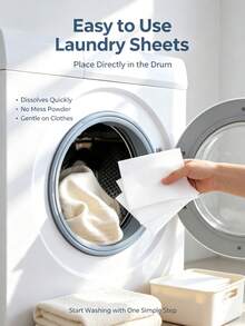 100pcs Color Absorbing Laundry Sheets, High-Efficiency Dye Capture Sheets For Washing Machine, Prevent Color Bleeding And Dye Transfer During Mixed Washing, Keep Clothes Bright And Fresh, Disposable Non-Woven Fabric Color Absorbing Sheets, Suitable For Daily Home Laundry - Multiple Styles - View 5