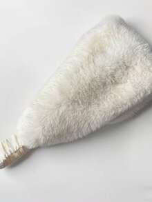1pc Plush Warm Headband, Autumn/Winter Faux Rabbit Fur Wide-Brim Windproof Hair Accessory, Winter Forehead Warmth Elastic Hairband, Unisex - Multicolor - View 8