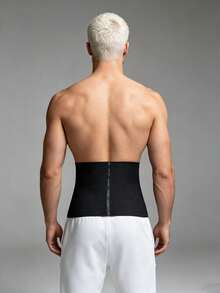 1pc Unisex [Segmented Design] Strong Waist Trimmer Abdominal Binder, Belly Fat Reduction, Body Shaping, Waist Slimming, Workout Waist Cincher, All-Season Wear - Multicolor - View 6