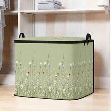 1pc Large Capacity Star-Shaped Lid Storage Box, Foldable Organizer Bin, Suitable For Blankets And Quilts, Equipped With Durable Zipper, Perfect Holiday Home Gift, Can Be Used For Under-Bed Storage. Storage Box With Lid, Storage Bin With Lid, Extra Large Quilt Organizer, Storage Box With Lid, Storage Box, Storage Box With Lid, Storage Cabinet, Medicine Storage Box, Box-Style Storage, Storage Bin, Cabinet - Multicolor - View 9