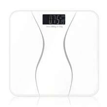 SOKANY Smart Electronic Weight Scale, Bathroom Scale. Battery-Powered (2 AAA Batteries), With Temperature Display And LED High-Definition Display, One-Button Switch Unit, Automatic Switch Machine, Tempered Glass Material, Can Withstand 396 Pounds - Multicolor - View 14