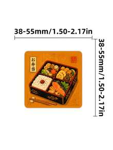 50Pcs Retro Japanese Style Stickers, Showa Nostalgic Kimono Girl Waterproof Decals For Stationery DIY Decor - Multicolor - View 6